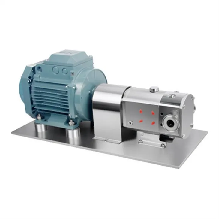 mini lobe pump with motor